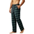 thumbnail image 4 of Aloohaidyvio Men's Pajama Pants Comfy Soft Lounge Plaid PJ Bottoms with Pockets, 4 of 5