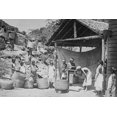 thumbnail image 1 of Weighing Ceylon Tea-Fine art canvas print (20" x 30"), 1 of 1