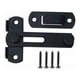 thumbnail image 5 of Door Lock Hasp Lock Door and Window Sliding Latch Latch Lock Latch Bolt Shed Sliding Door Lock Sliding Lock (Black), 5 of 5