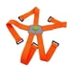 thumbnail image 5 of Soporte para bolsa frontal Soporte Correa Fila Esqueleto Cesta Hombro Mochila con hebilla naranja y gris kusrkot Correa de soporte delantero de bicicleta, 5 of 8