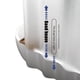 thumbnail image 5 of Cortina de ducha blanca impermeable con ganchos - Cortina de baño de 70x70 pulgadas, diseño libre de gruñidos, impresión digital, uso para autocaravanas y uso doméstico, 5 of 7