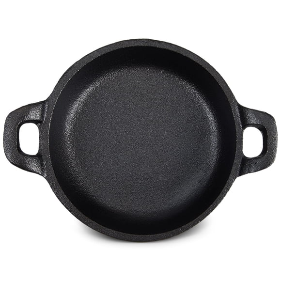 Sartén de Hierro Fundido Ziliny Mini 13 cm Apto para Horno Negro