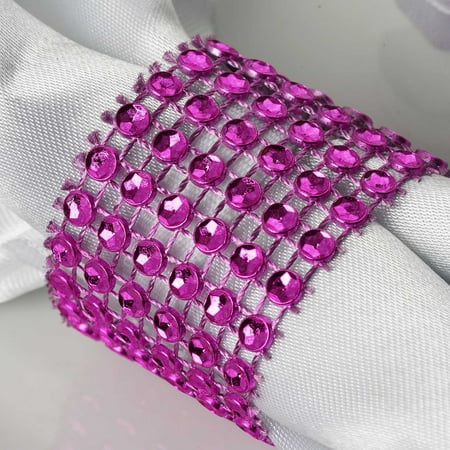 Wedding Ring Napkin Ring BalsaCircle 10 pcs Diamond Napkin Rings Table Top Decorations for Party Wedding Events Restaurant Catering Dinner Home ()