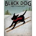 thumbnail image 2 of Fowler, Ryan 15x18 White Modern Wood Framed Museum Art Print Titled - Black Dog Ski, 2 of 4