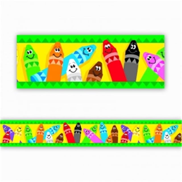 Craies de Cire Colorés Bordure Audacieuse - Lot de 6