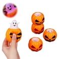 thumbnail image 1 of Juguete de presión de calabaza ANGGREK LED para Halloween juguete sensorial para aliviar el estrés 5 uds cubo de calabaza LED, 1 of 8