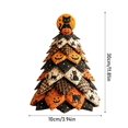 thumbnail image 3 of DIY Halloween Quilted Fabric Tree Kit, Ghost Moonlight DIY Tree Patchwork Kit, Quilted Layered Craft Kit for Halloween Harvest Festival Table Decor, 3 of 6