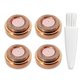 thumbnail image 1 of Cabezales de repuesto para removedor de vello facial para mujer, herramienta para eliminar el vello facial impecable, chapado en oro rosa, 4 unidades, 1 of 5