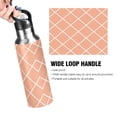 thumbnail image 4 of Water Bottles 20oz Straw Lid Wide Mouth Stainless Steel for School Sport Travel Orange Block, 4 of 9