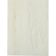 Plaid Unpainted Wood Surface, Large Rectangle Plaque, 1 Piece, 12" x 9"