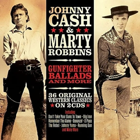 Johnny Cash / Robbins, Marty - Gunfighter Ballads & More [CD]