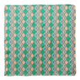 thumbnail image 4 of Bimba Green Stripe & Diamond Geometric Printed Pure Silk Scarf For Hair Neck Head Bandanas For Women 40 x 40 Inches, 4 of 6