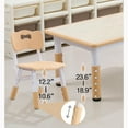 thumbnail image 5 of Danolapsi Kids Table and Chairs Set,Height Adjustable Desk with 6 Seats for Ages 2-10,Arts & Crafts Table,Graffiti Desktop,Non-Slip Legs,Max 300lbs,Children Multi-Activity Table for Classrooms, 5 of 7