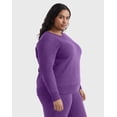 thumbnail image 2 of Hanes Just My Size EcoSmart Women's Fleece Sweatshirt, V-Notch (Plus), 2 of 5