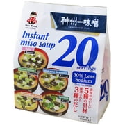 Miko Brand Miso Soup 20 Servings, Awase (Pack of 6)