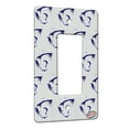 thumbnail image 1 of KuzmarK™ 1 Gang Rocker Wall Plate - Simplicity Horse Head in Blue Horse Modern Art by Denise Every, 1 of 1