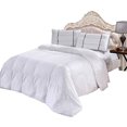 thumbnail image 2 of Royal Hotel Bedding Bamboo Down Alternative Comforter, 300-Thread-Count, Overfilled with Alternative Down Clusters, Bamboo Fabric Shell, King Size , Solid White, 2 of 4