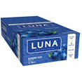 thumbnail image 3 of Luna Bar - Gluten Free Snack Bars - Blueberry Bliss Flavor - 7G Of Protein - Non-Gmo - Plant-Based Wholesome Snacking - On The Go Snacks (1.69 Ounce Snack Bars, 15 Count), 3 of 3