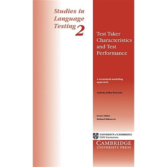 Pre-Owned Studies in Language Testing Test Taker Characteristics and Test Performance, Book 2, (Paperback)