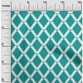 thumbnail image 2 of oneOone Cotton Poplin Sea Green Fabric Geometric Sewing Craft Projects Fabric Prints By Yard 42 Inch Wide, 2 of 5