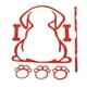 thumbnail image 1 of Calcomanía Reflectante de Parachoques Unique Bargains, Sticker Reflectante Cuadrado Rojo para Perros, Decoración Personalizada, 1 of 7