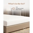 thumbnail image 2 of Sábana bajera ajustable Good Sleep, ropa de cama doble XL, 1000 hilos, algodón egipcio, 2 of 7