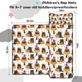 thumbnail image 5 of Halloween Black Cats with Pumpkins and Witch Hats Toddler Nap Mats for Kids Preschool,50"x20" Sleeping Mat Bag or Kids,Toddler Sleeping Bag,Toddler Nap Mat or Daycare, 5 of 6