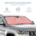 thumbnail image 4 of YFYANG Front Windshield Sun Shade, Pink Butterfly Art Design Foldable Car Visor for Cars, Trucks, SUVs, Medium, 4 of 9