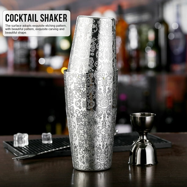 Ensemble de shaker à cocktail, shaker à cocktail en acier inoxydable, shaker  à