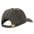 thumbnail image 4 of New Hampshire with Map Outline Embroidered Washed Cotton Twill Cap - Black OSFM, 4 of 5