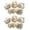 Gray, variant on 10Pcs 4.5cm Artificial Flower Head Retro DIY Realistic Decorative Handcrafts Faux Rose Head Home Decor