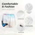 thumbnail image 4 of Rocae Butterfly In Blossoms Zen for Women's Athletic Shorts Quick Dry Workout Hiking Shorts With Pockets for Running, Yoga, Gym, Sports X-Large, 4 of 9