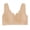 Brown, variant on Womens Bras Front Button Slim Back Shaping Comfort Daily Bra Push Up Bras for Women