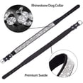 thumbnail image 2 of Mumup Small Dog Collar, Bling Rhinestone Diamond Fancy Crystal Glitter Pretty Jewel Pet Puppy Collars for XXS XS Small Medium Large Breed Girl Female Dogs Cats, 2 of 4