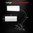 thumbnail image 4 of Glass Clip On Security Mirror, Ampper Flexible Convex Cubicle Mirror for Personal Safety and Security Desk Rear View Monitors or Anywhere (6.69" x 2., 4 of 8