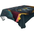 thumbnail image 5 of Ryvnso Cat Through The Wall Rectangle Table Cloth Tablecover Dinning Tablecloth 54"x72", 5 of 8