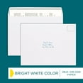 thumbnail image 5 of 9x12 Booklet Envelopes Self Seal - 500 pack - Mailing Large Envelopes 9 x 12 Peel & Seal Closure - Open-Side Blank Plain White 28 lb Paper, for Home, Office and Business, 5 of 6
