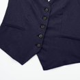 thumbnail image 4 of CHOK Hauts pour Femmes Gilet en Lin Mélangé Décontracté pour Femmes 2023 Rose, 4 of 5