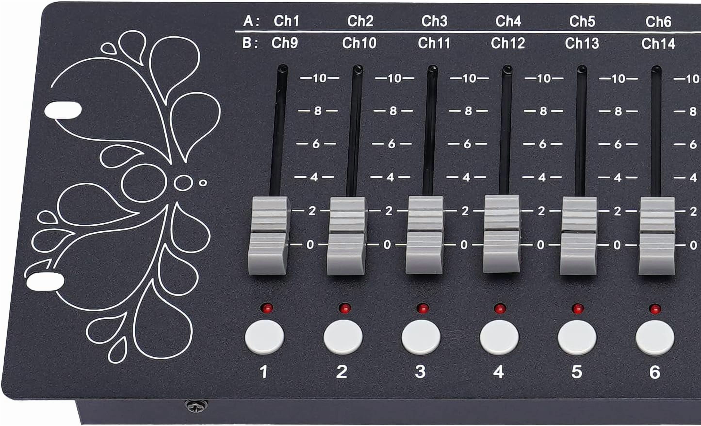 DMX Controller, DMX Console, Premium DMX Stage Lighting Controller Program, Easy Light Console for Stage & DJ Lighting