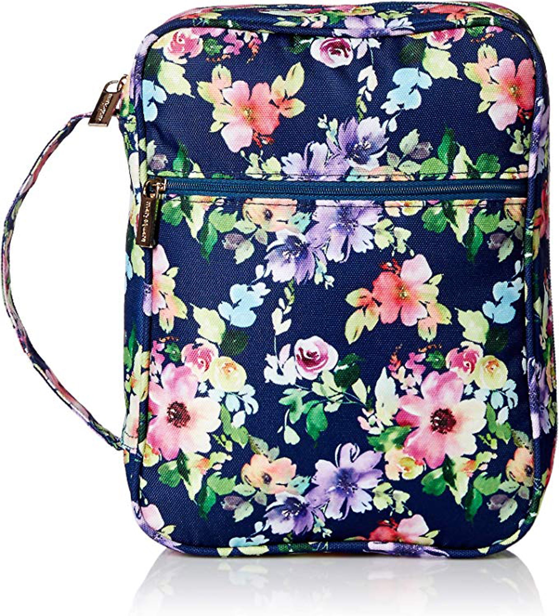 Mary Square Charleston Floral Pattern 8 x 10.5 Inch Polyester Zippered ...