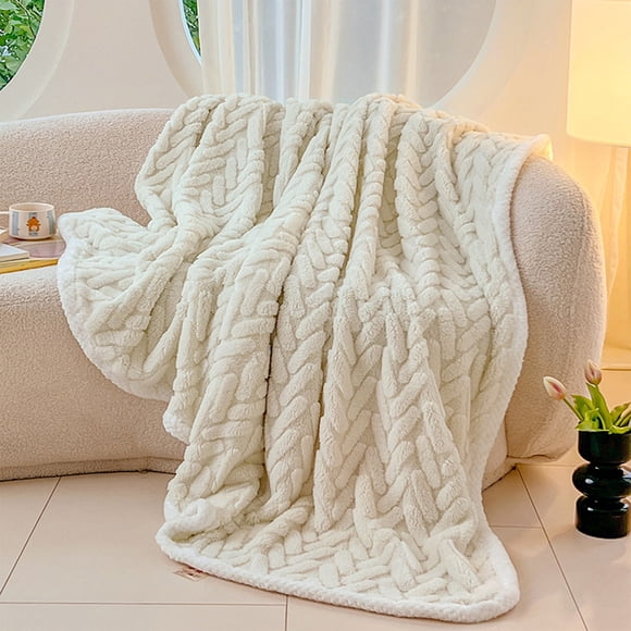 Lksixu Fleece Throw Blanket Ice Blanket, Fiber Blanket, Suitable For Hot Sleepers To Sleep Sweat, and Breathable Summer Ice Blanket, Ice Blanket, Summer Blanket Soft Blanket for Couch Sofa Bed