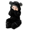 thumbnail image 2 of Utlike Girls Jacket Coat Ears Hooded Baby Romper Bear Footed Thermal Jumpsuit Coat&Jacket Athletic Fit Top For Photoshoot Size 18 Months-24 Months, 2 of 7