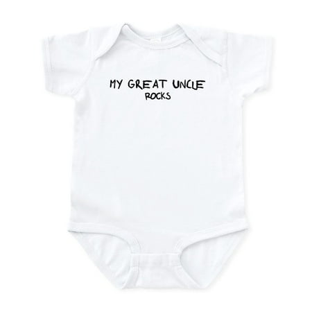 

CafePress - Great Uncle Rocks Infant Bodysuit - Baby Light Bodysuit Size Newborn - 24 Months