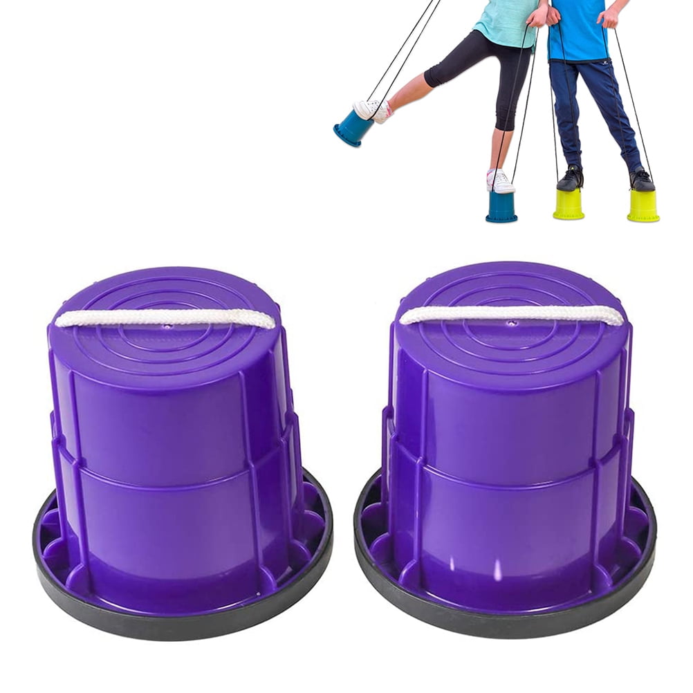 Bestope Children Bucket Stilt Toys Walking Cups Agility Toy Stilts