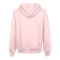 thumbnail image 5 of Qwertyu Womens Hoodies Full Zip Up Jackets with Pockets for Women Cotton Plain Hoodie Outwear Drawstring Hooded Sweatshirt Coat Pink S, 5 of 5