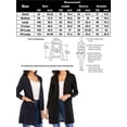 thumbnail image 2 of Tinglu Spring Lightweight Outwear Women Cardigans Casual Long Shawl Collar Open Cardigan Tops, 2 of 8