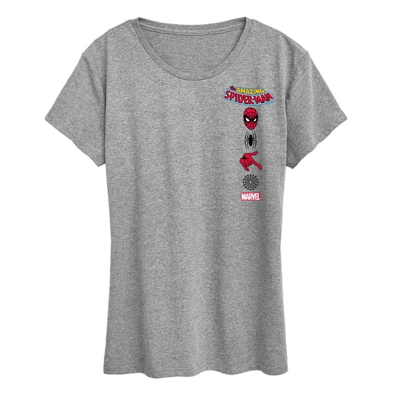 Marvel Spider-Man - Icons - Ladies Short Sleeve Graphic T-Shirt