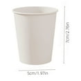 thumbnail image 4 of Disposable Paper Cups 6 oz - 100 Count, Heavy Duty Hot/Cold Drink Cups for Coffee, Tea, Parties, Picnics, BBQs, Office & Events (6 oz), 4 of 5
