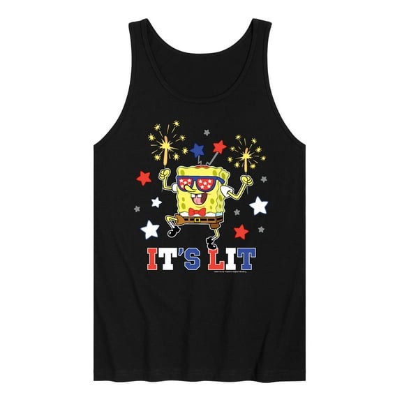 SpongeBob SquarePants - It's Lit - Men's Jersey Tank Top