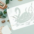 thumbnail image 4 of 1PC Swan Stencil 8.3x11.7 inch Reusable Creative Drawing Painting Stencils Templates,, 4 of 9